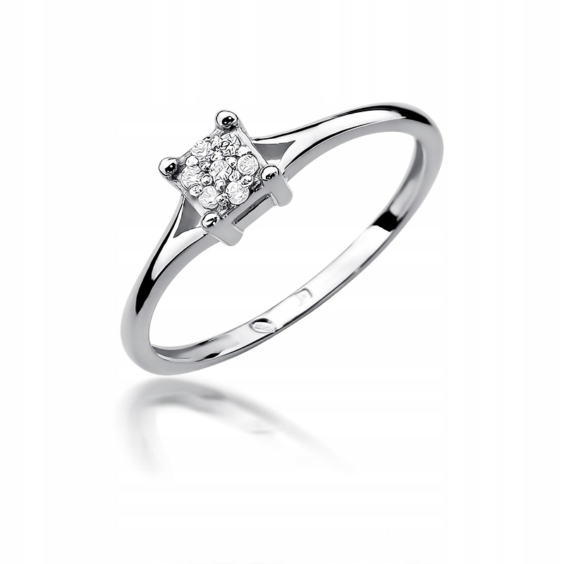Zásnubný prsteň Brilliants Diamonds z bieleho zlata
