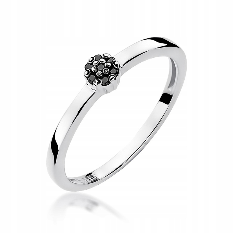 Zásnubný prsteň Black Brilliants WHITE GOLD
