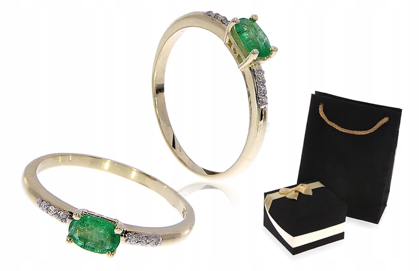 Zásnubný prsteň EMERALD diamonds LgP499