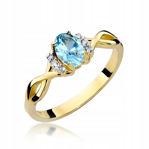 Zásnubný prsteň Topaz Brilliants Diamonds