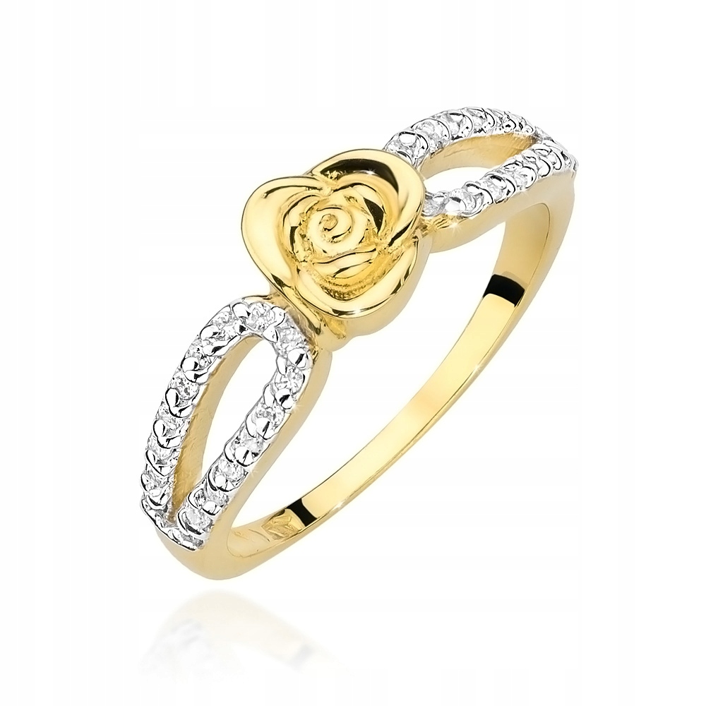Diamantový zásnubný prsteň 0,16 ct 585 14 tis