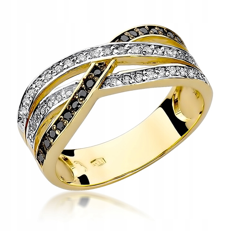 Diamantový zásnubný prsteň 0,27 ct 585 14 K