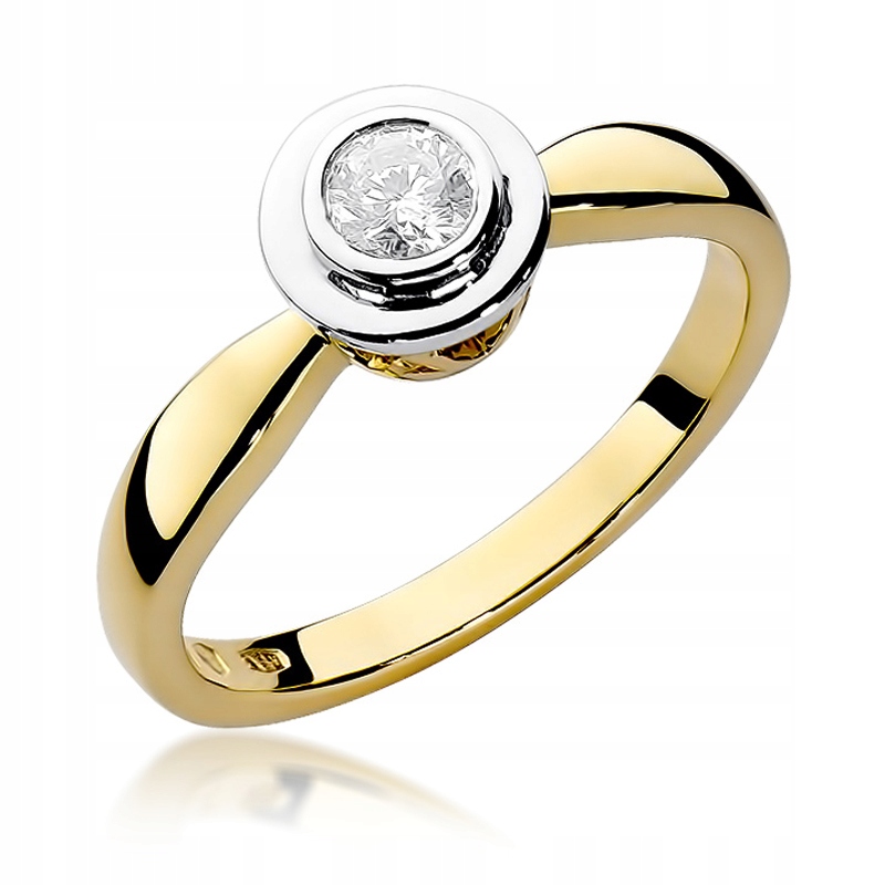 Diamantový zásnubný prsteň 0,30ct 585 14K