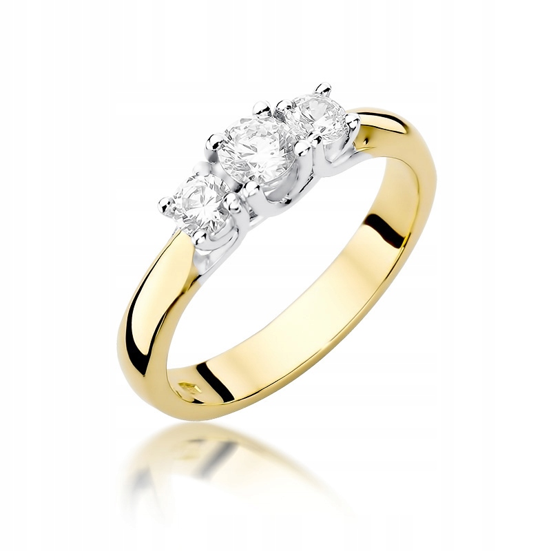 Diamantový zásnubný prsteň 0,49 ct 585 č. 939