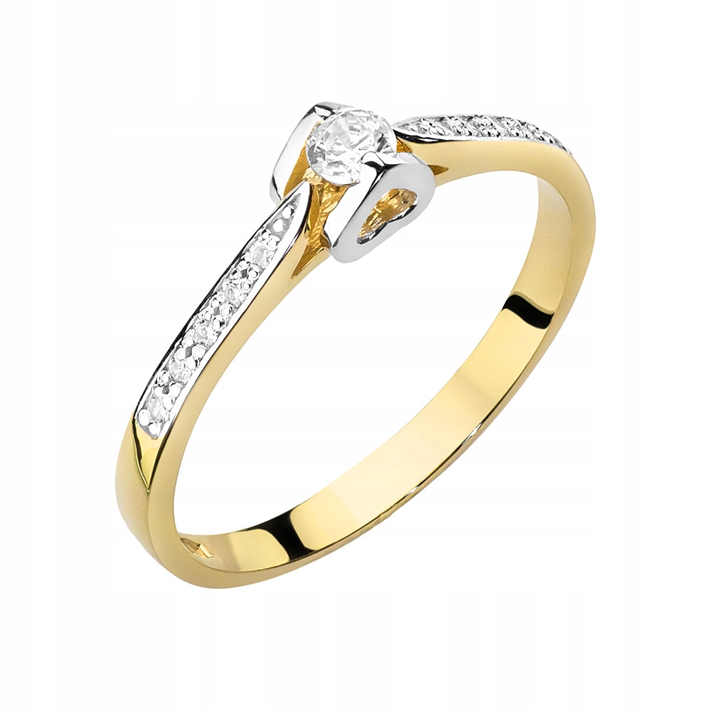 Zásnubný prsteň s diamantom 585 14K n938