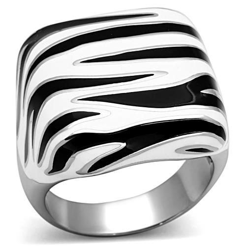 Prsteň Zebra, oceľ 316 L, chirurgická 14 15 16