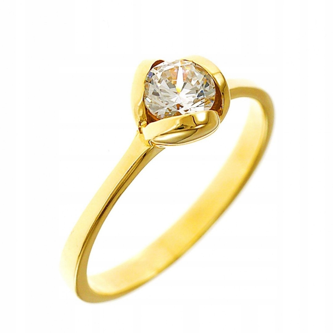 Zlatý prsteň 585 zirkón roz15 a1316