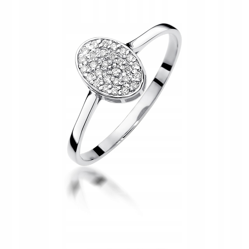 Prsteň zo zlata 585 s diamantmi s podielom 0,14 ct