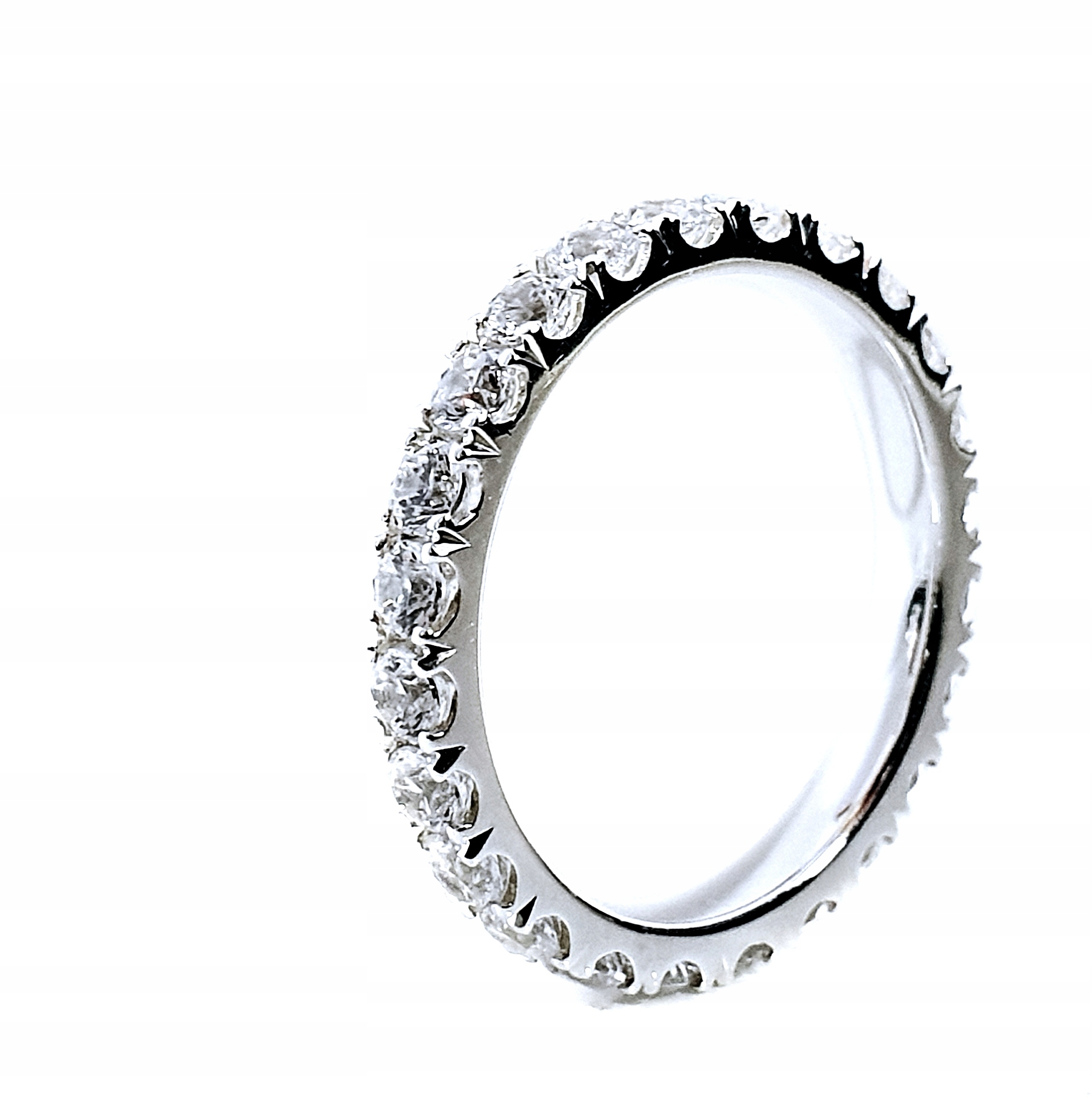Zlatá vláda kruhu diamantových diamantov 2,8 mm