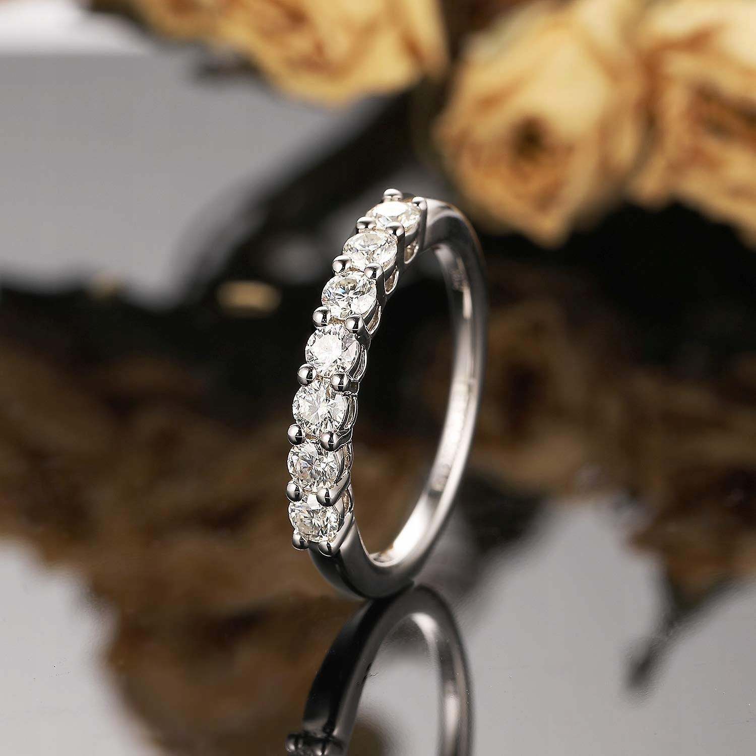 Platinová platina Sterling Silver Vynikajúci 7 kameňov