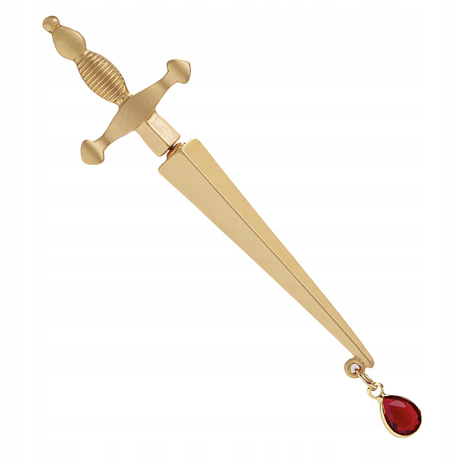 Single Krzyë Stud Kolczyk Cross Sword