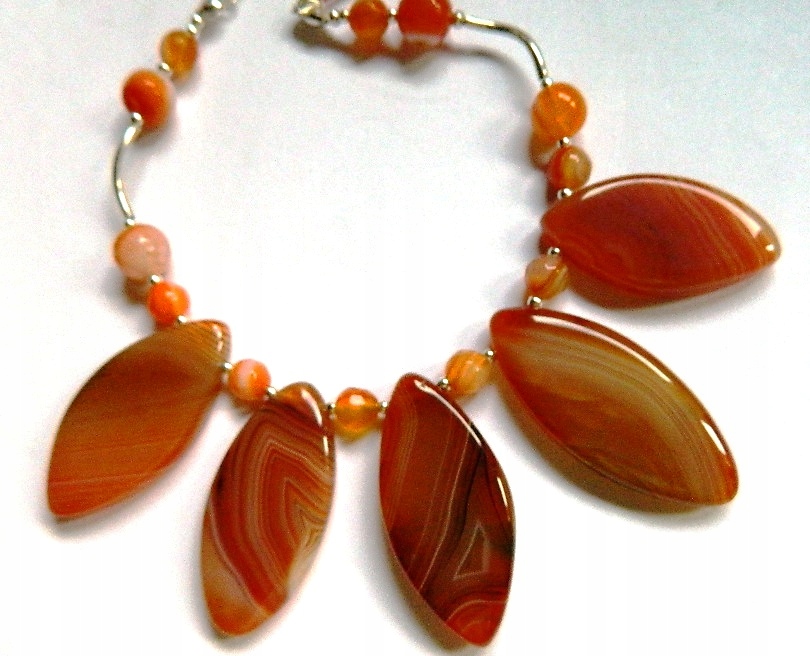 Orange Achate Kolisty, krásne strieborné koleso
