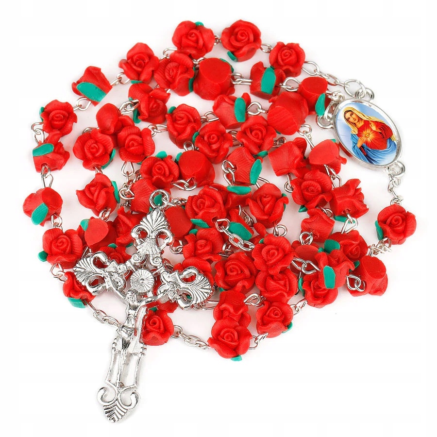 Ruženec srdca Mary Red Roses
