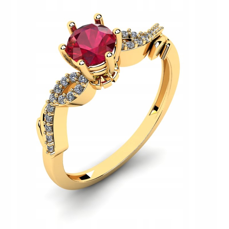 RUBY GOLD ENGAGEMENT RING BUDE ODPOVEDAŤ ÁNO