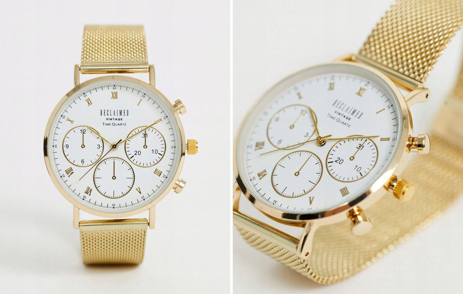 Dámske hodinky - Regenerované vintage hodinky na náramku zozadu