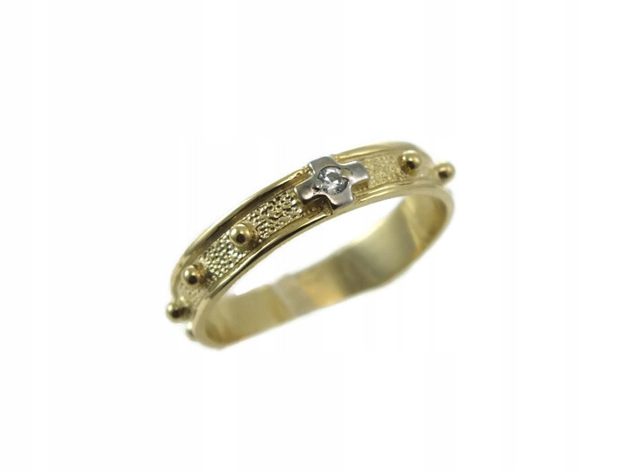 ZLATÝ ROZMER S ZIRKÓNIOU PR. 585 19 (GBP)