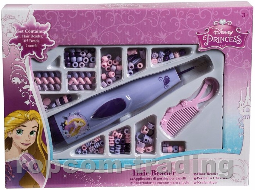 Korálky na zastrihávanie vlasov Rapunzel