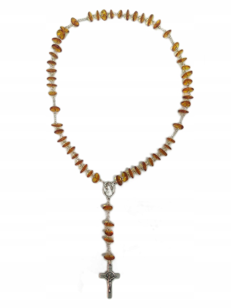 Amber Rosary na drôte - 44899