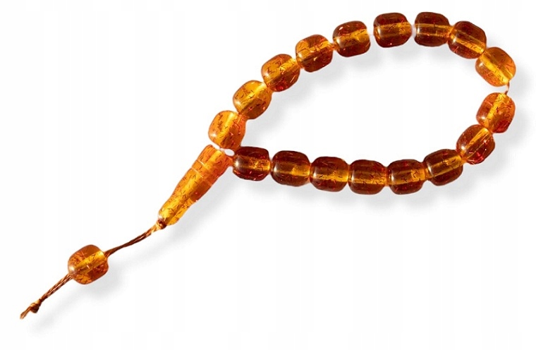Moslimský ruženec subha tasbih Masbah 17