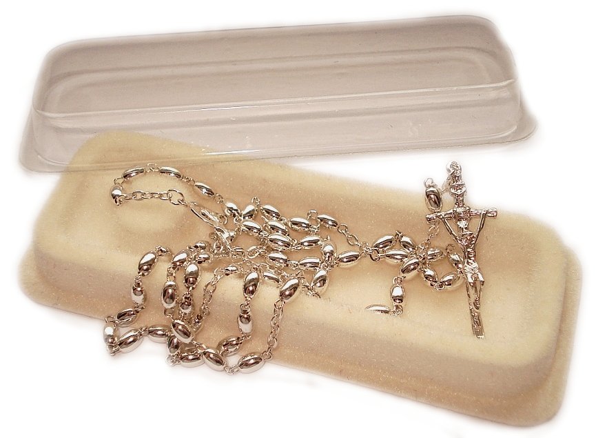 Ruženec, dar, prijímanie, krst, birmovanie, 925