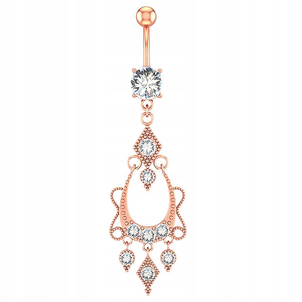 Pink Golden-Kubic Zirconia Creative Roda Ring