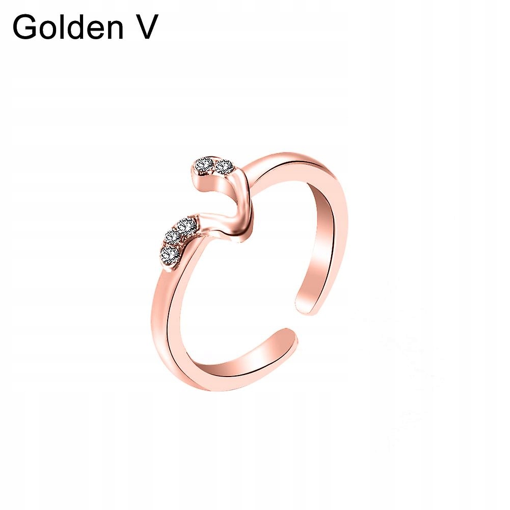 Rose gold V-Moda Women Simple A to Z English
