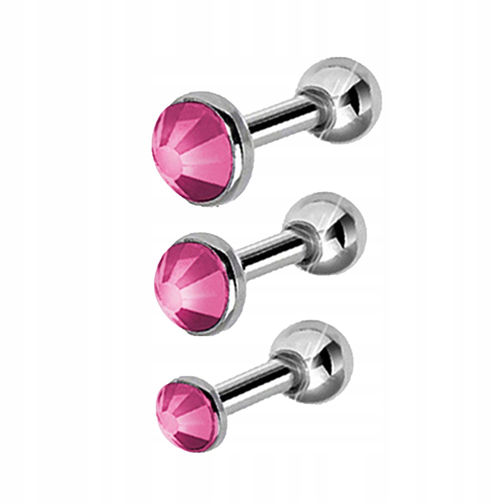 Pink-3ks/set dámske módne oceľová oceľ pokračujúca