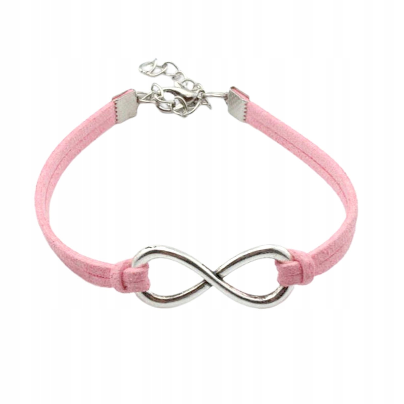 Pink-Bracelet Infinity Lucky 8 nastaviteľný ST