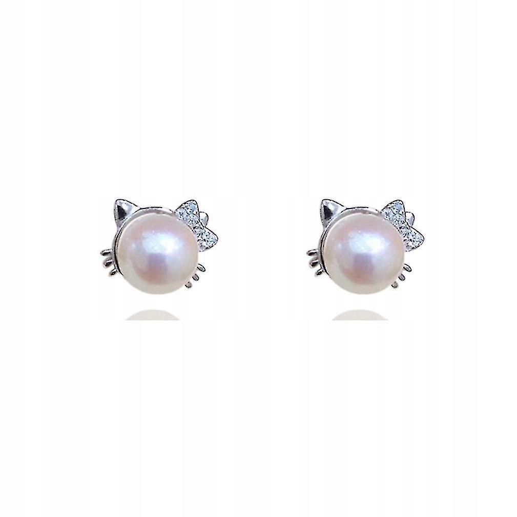 S925 Strieborné náušnice Micro Natural Pearl