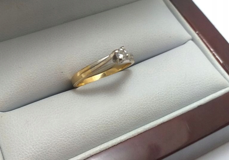 LOVELY GOLD RING 585 2.43