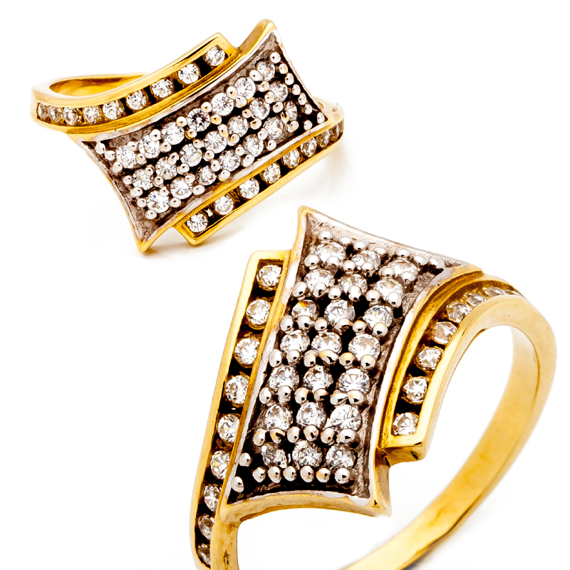 CUTE 8K GOLD RING id P764