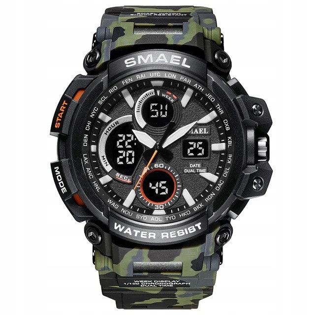 Pánské hodinky - Smael 1708 Hunter V1 Men's Sports Watch-6kolor
