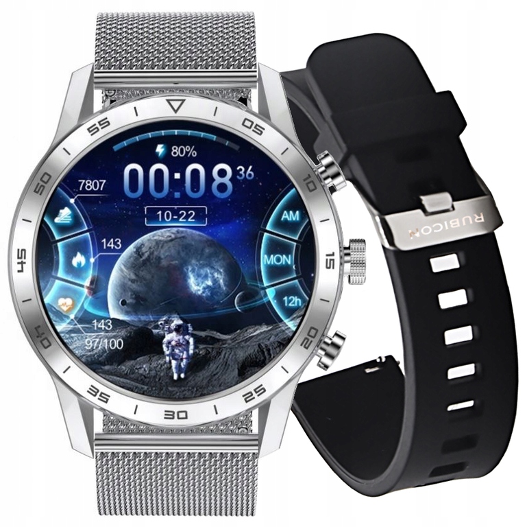 Pánské hodinky - Uskutočnil sa mužské Smartwatch Rubicon RNCE84. Spojenie