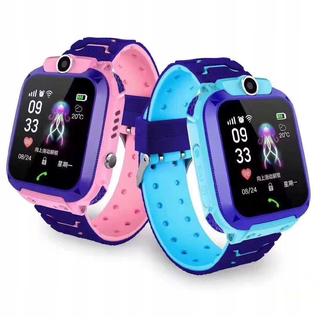 Detské hodinky - Darčekový opatrovateľ smartwatch pre deti GPS Pol Menu