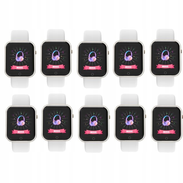 Unisex hodinky - Smartwatch Watch-10 Biela poštovné za 18 hodín