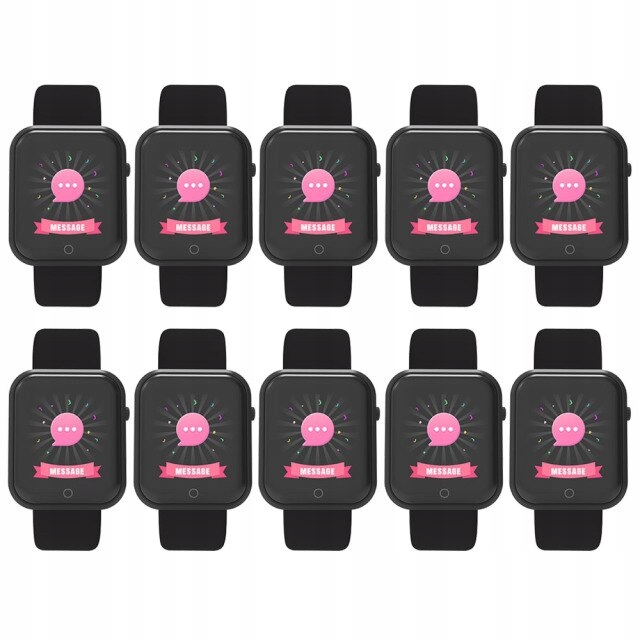 Unisex hodinky - Smartwatch Watch-10 Black Shipping za 18 hodín