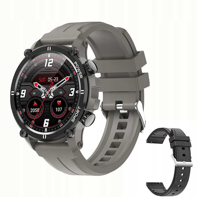 Unisex hodinky - Smartwatch Watch-1Sary Black SI 22 mm