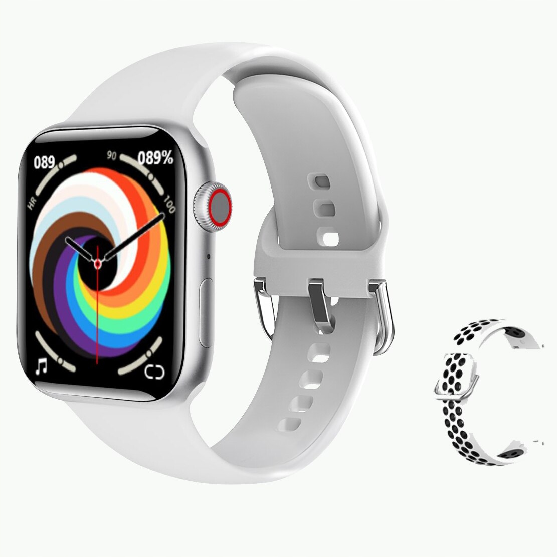 Unisex hodinky -  Smartwatch Watch-14Srebry Ut Bl 44 mm