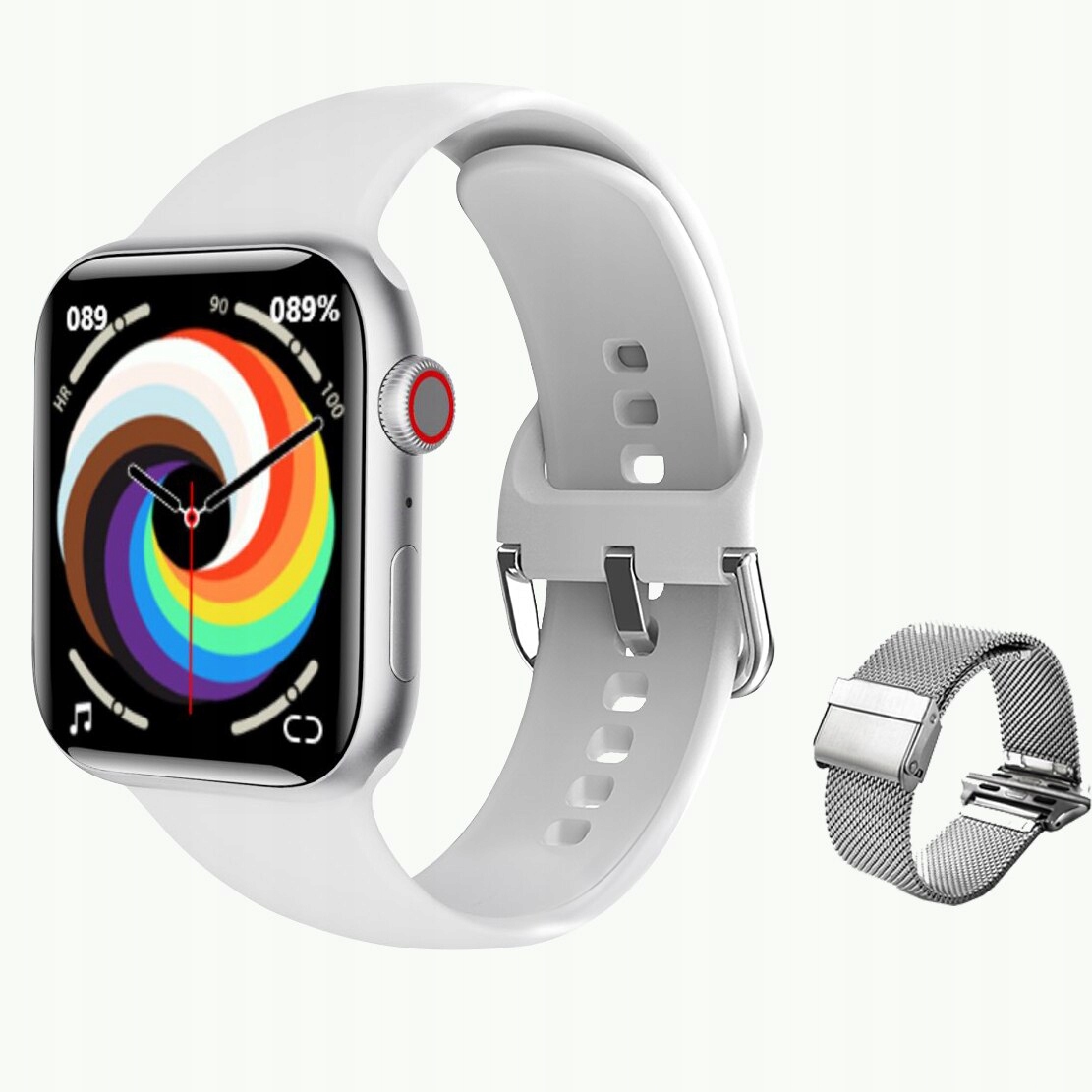 Unisex hodinky - Smartwatch Watch-16 Silver St St 44 mm
