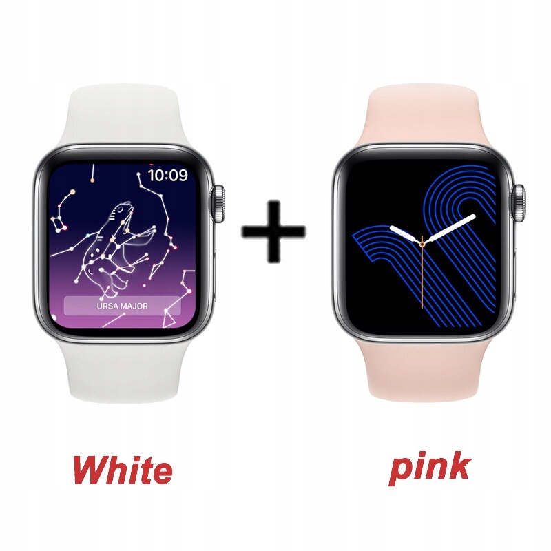 Unisex hodinky - Smartwatch Watch-1Biały 1 Pink i7 Pro Max