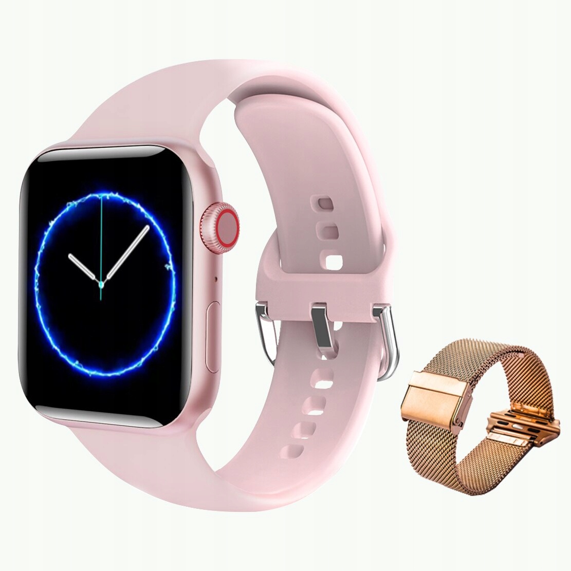 Unisex hodinky - Smartwatch Watch-22 Pink Rose 44 mm