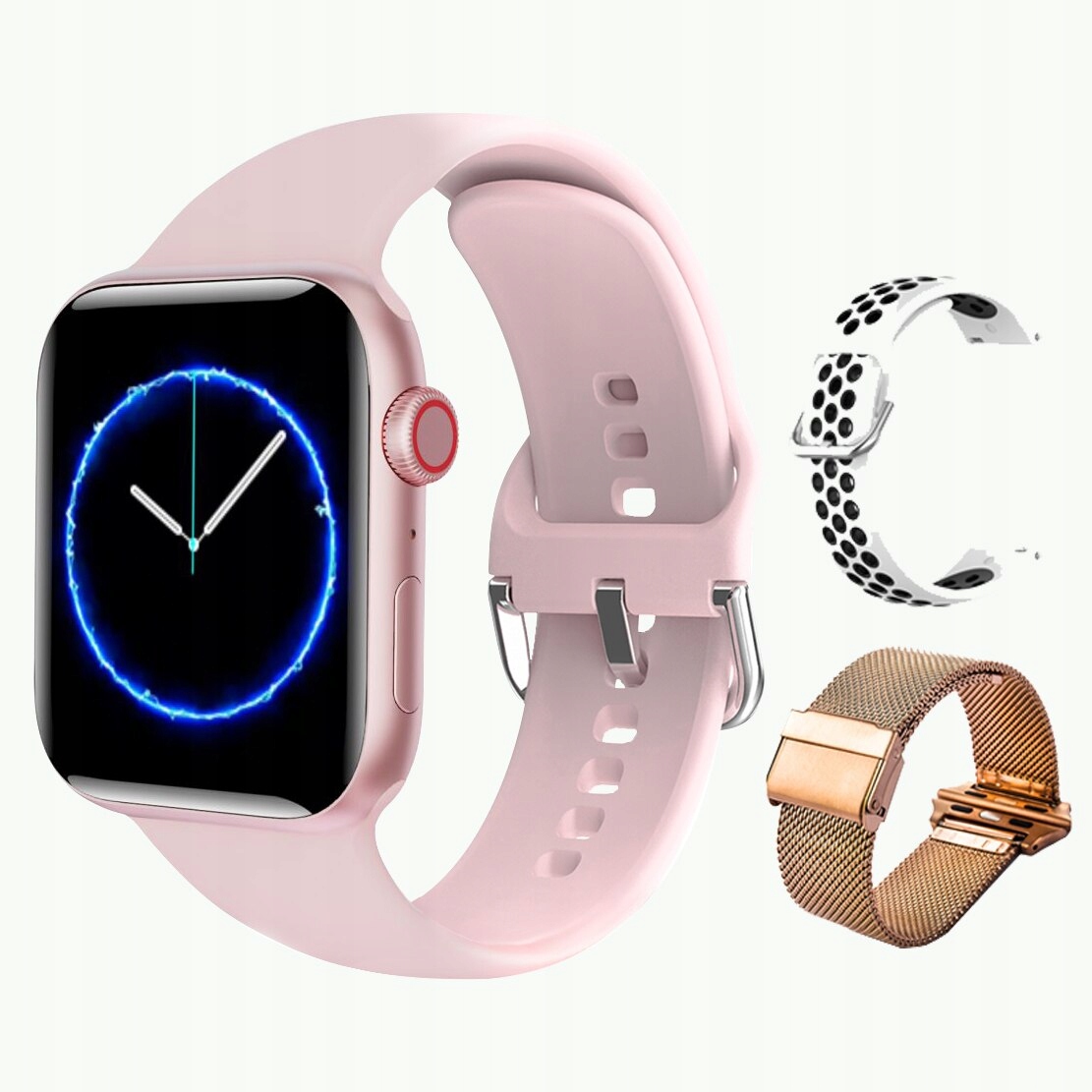 Unisex hodinky - Smartwatch Watch-25 Pink Rose Wt 44 mm