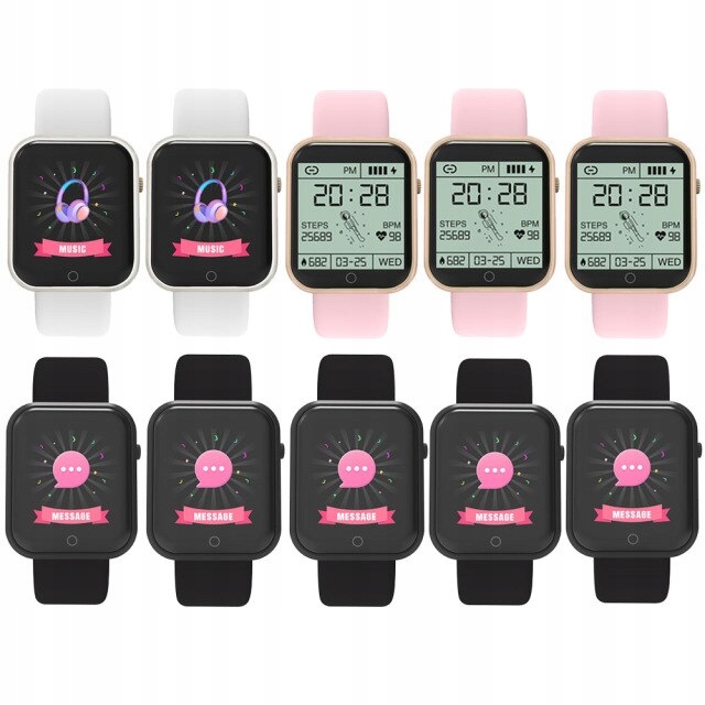 Unisex hodinky - Smartwatch Watch-5bk 3pk 2wh Donestions za 18 hodín