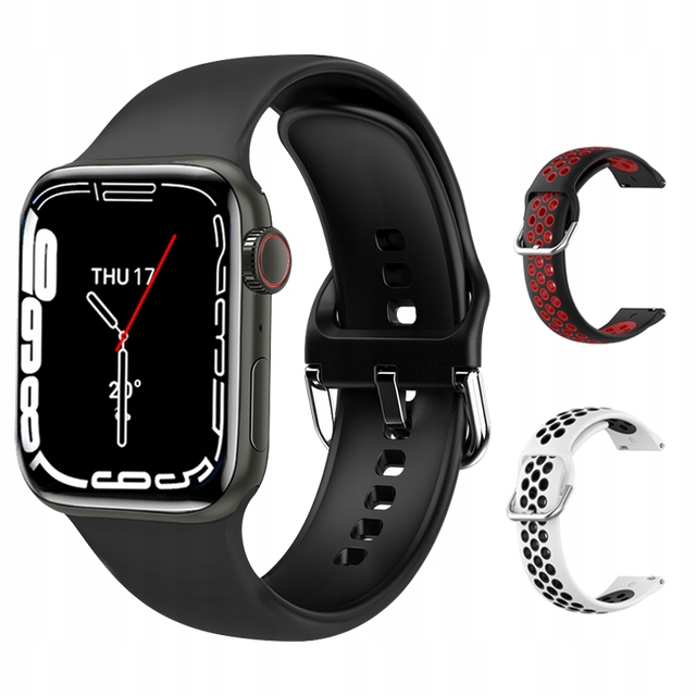 Unisex hodinky - Smartwatch Watch-6bl Wt Red