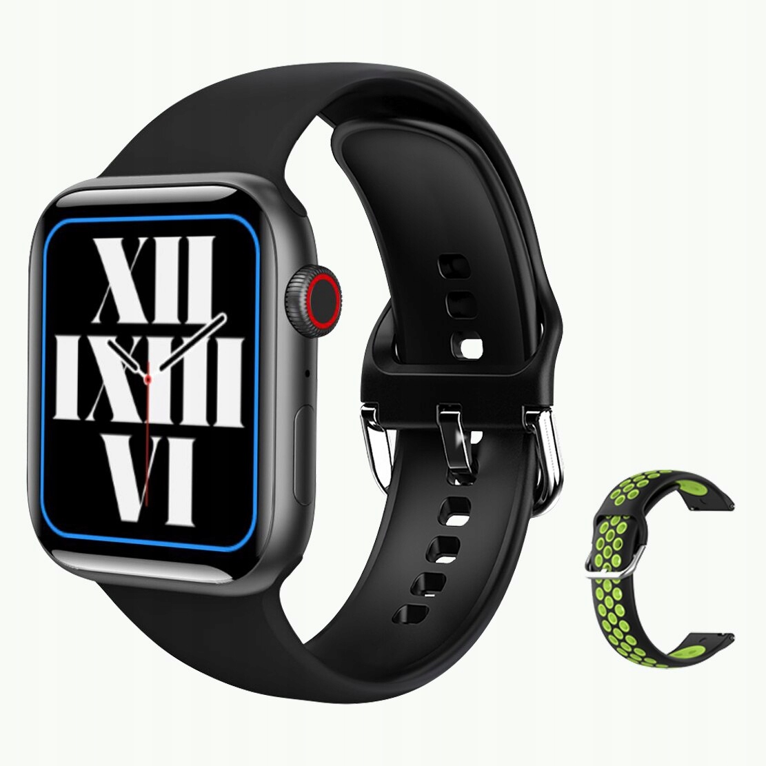 Unisex hodinky - Smartwatch Watch-6 Gray Blue 44 mm