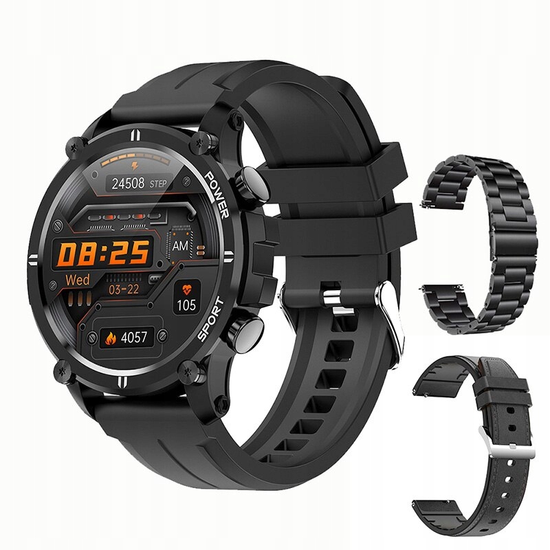 Unisex hodinky - Smartwatch Watch-7Czarny 1Si 1stl 22 mm
