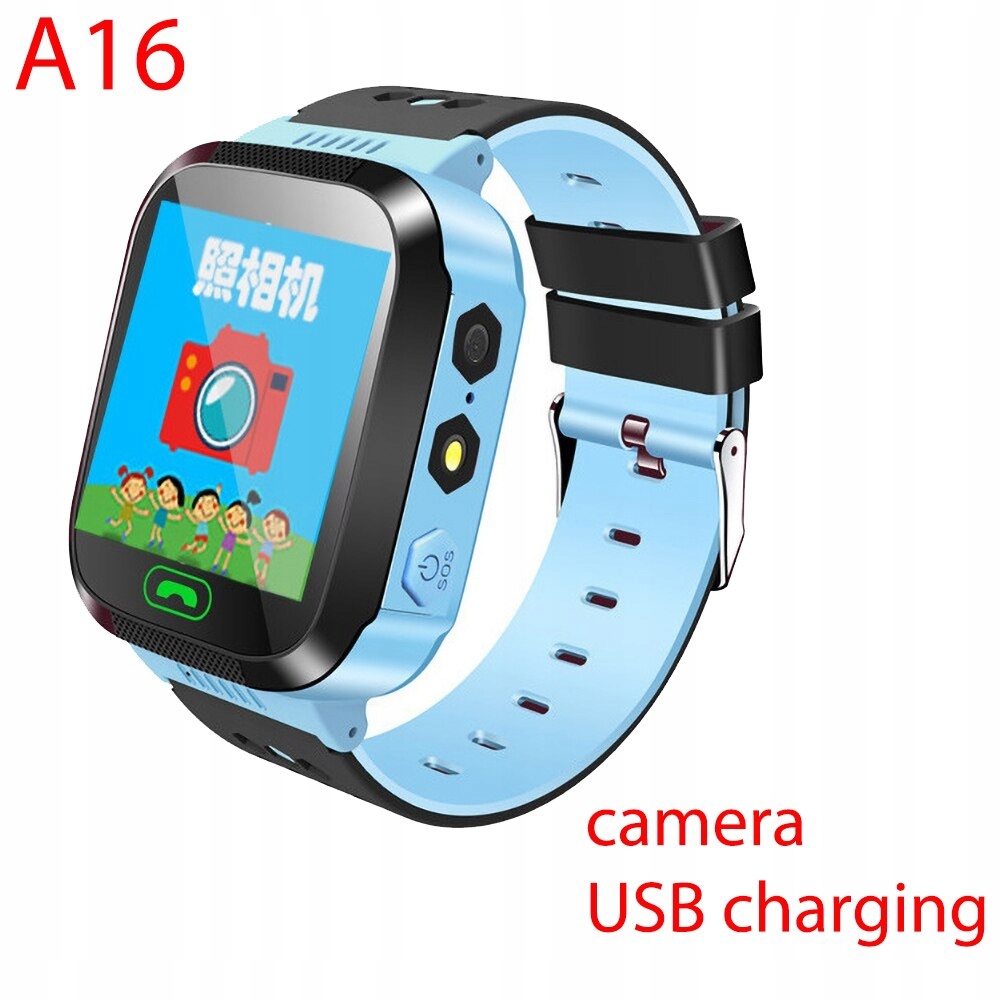 Unisex hodinky - Smartwatch Watch-A16 Blue French