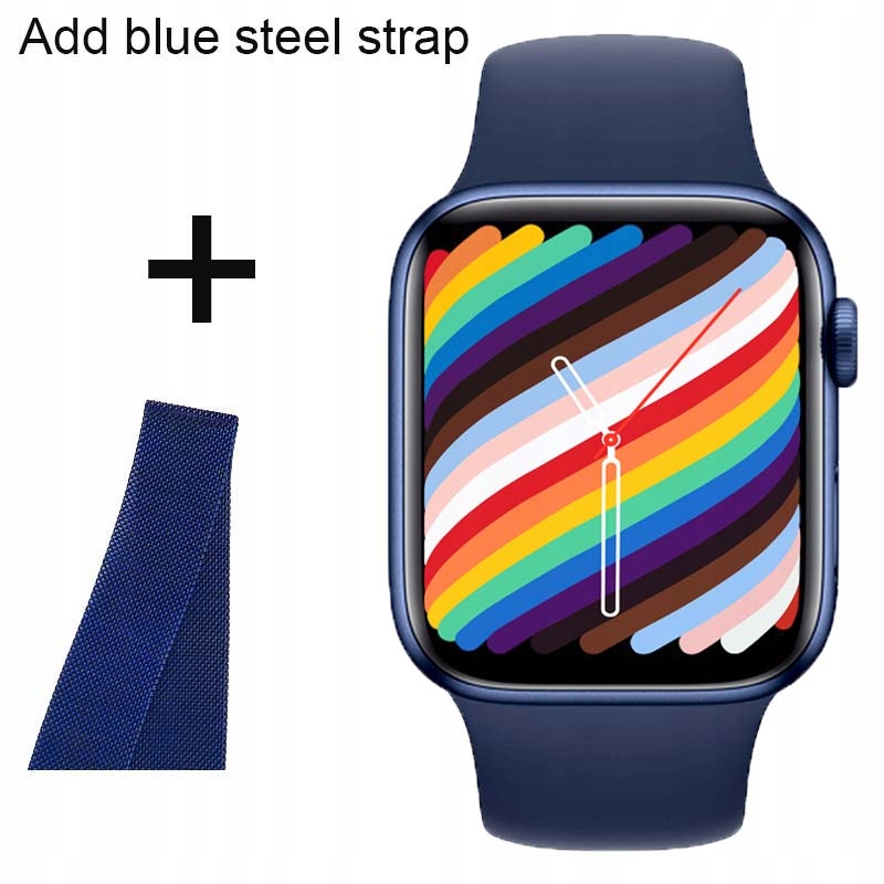 Unisex hodinky - Smartwatch hodinky-Pridajte modrú oceľ!