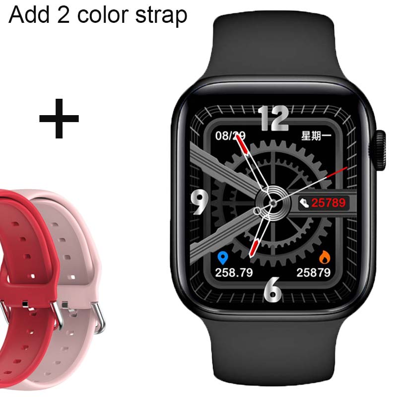 Unisex hodinky - Smartwatch Watch-bk Pridajte červenú ružovú farbu
