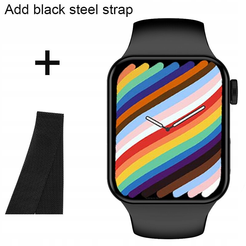 Unisex hodinky - Smartwatch Watch-bk pridajte oceľ BK